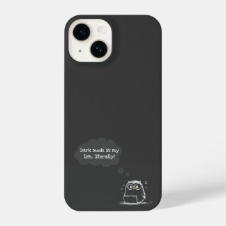Coque Pour iPhone 14 Boîtier téléphonique en mode foncé pour les amateu
