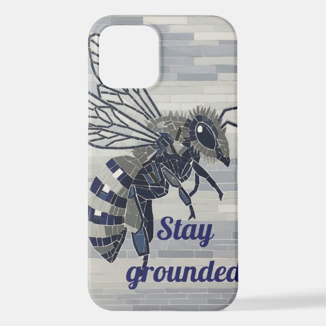 Coque iPhone Boîtier téléphonique en mosaïque de Queen Bee - Ho (Verso)