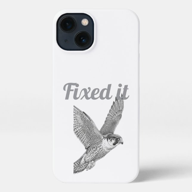 Coque iPhone Boîtier téléphonique Fierce Falcon (Verso)