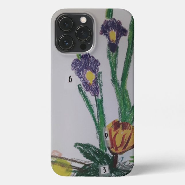 Coque iPhone Boîtier téléphonique Lilies (Verso)