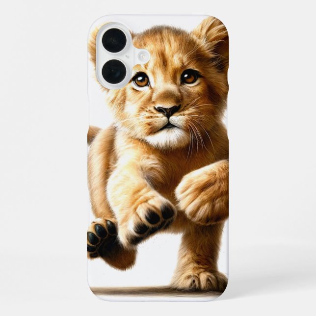 Coque iPhone Boîtier téléphonique Lion Cub (Verso)