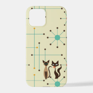 Coque iPhone 12 Pro Boîtier téléphonique Mid Mod Cats