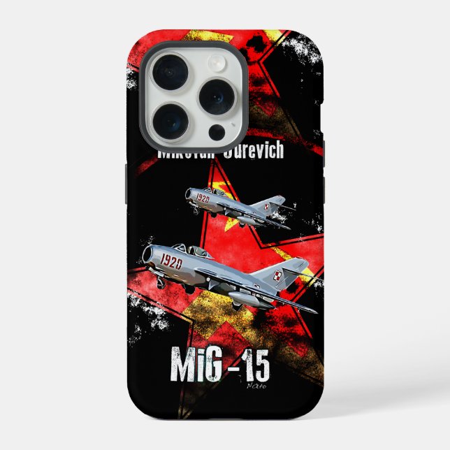Coque iPhone Boîtier téléphonique Mig15 (Verso)