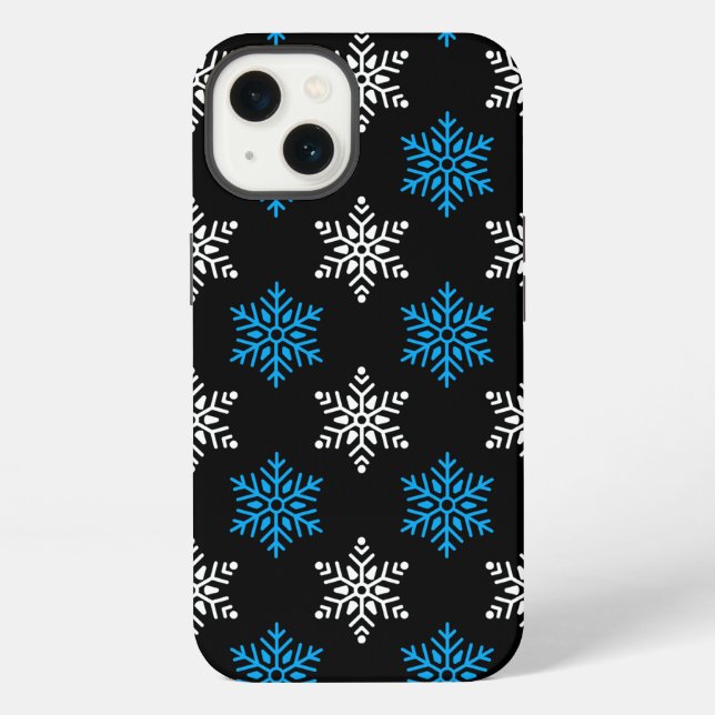 Coque iPhone Boîtier téléphonique Motif Snowflake (Verso)