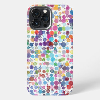 Etui iPhone 13 Pro Max Boîtier téléphonique Pixel Pointe Polka