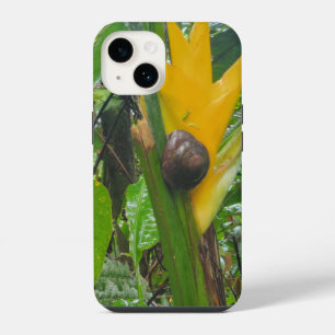 Coque Pour iPhone 14 Boîtier téléphonique Rainforest Snail