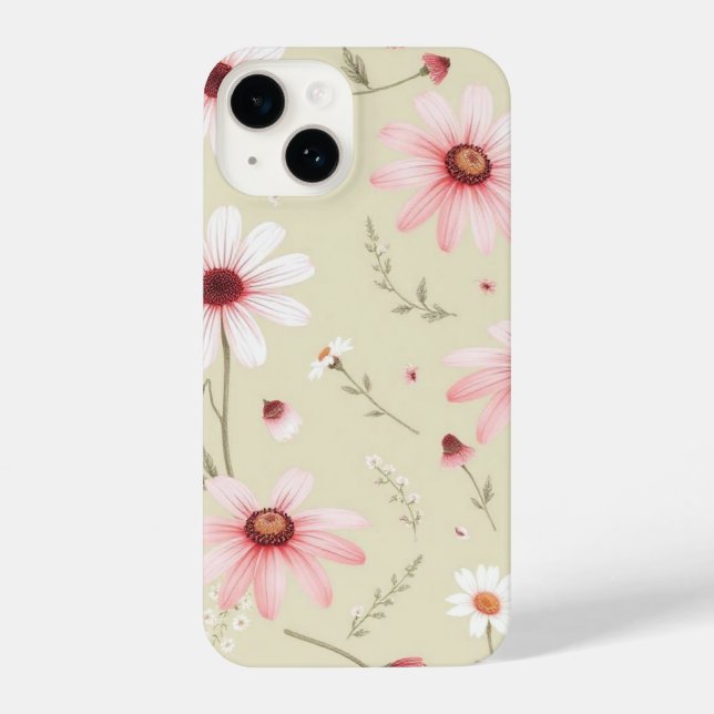 Coque iPhone Boîtier téléphonique rose souple (Verso)