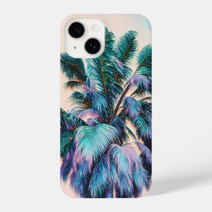 Coque Pour iPhone 14 Boîtier téléphonique Tropical Palm Tree Art