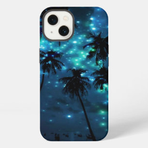 Etui iPhone 13 Boîtier téléphonique turquoise Tropical Paradise i