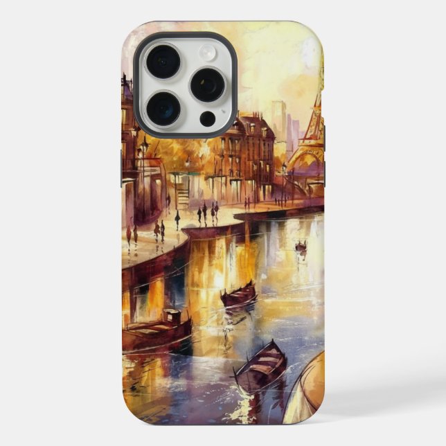 Coque iPhone Boîtier téléphonique Venice Scenery (Verso)