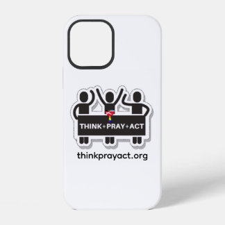 Coque iPhone 12 Boîtier Think+Pray+Act pour iPhone 12