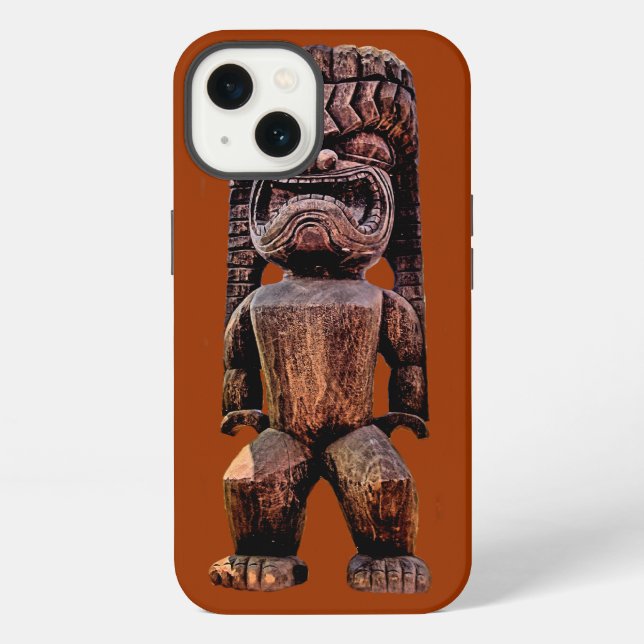 Coque iPhone Boîtier Tiki God (Verso)