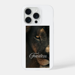Coque iPhone 15 Pro Bold Lion Eye Force et Courage iPhone/Samsung 