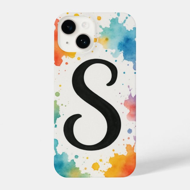 Coque iPhone “Bold Splash Art Phone Cover with Striking Trendy (Verso)