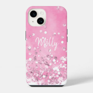 Coque Pour iPhone 14 Bonbons de coton parties scintillant mignonne cein