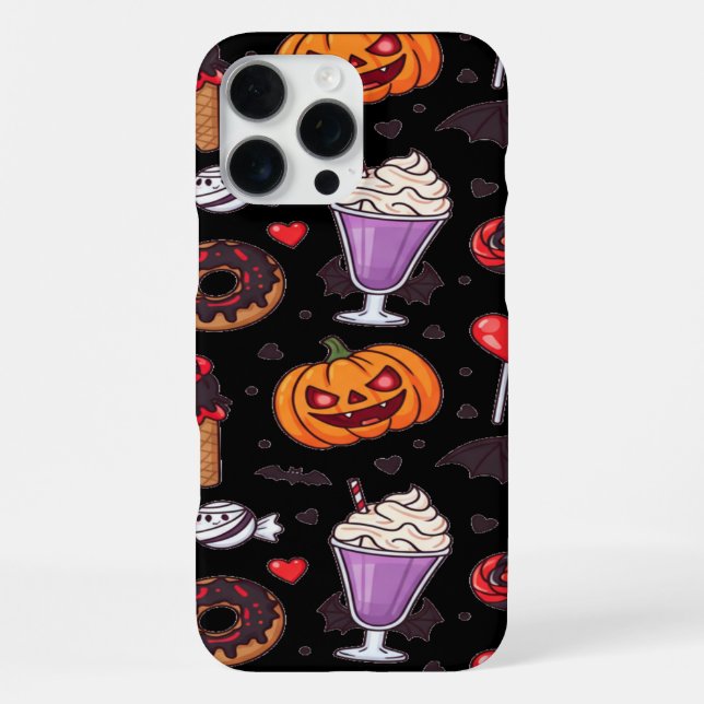 Coque iPhone Bonbons d'Halloween de Dracula (Verso)