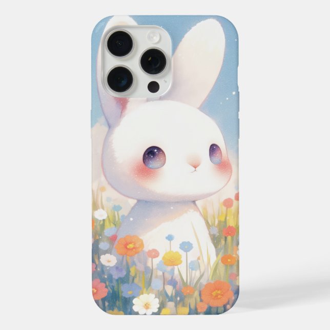Coque iPhone Bonheur de la Fleur de Lapin (Verso)