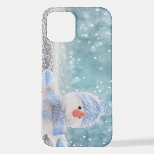 Coque iPhone Bonhomme de neige (Verso)