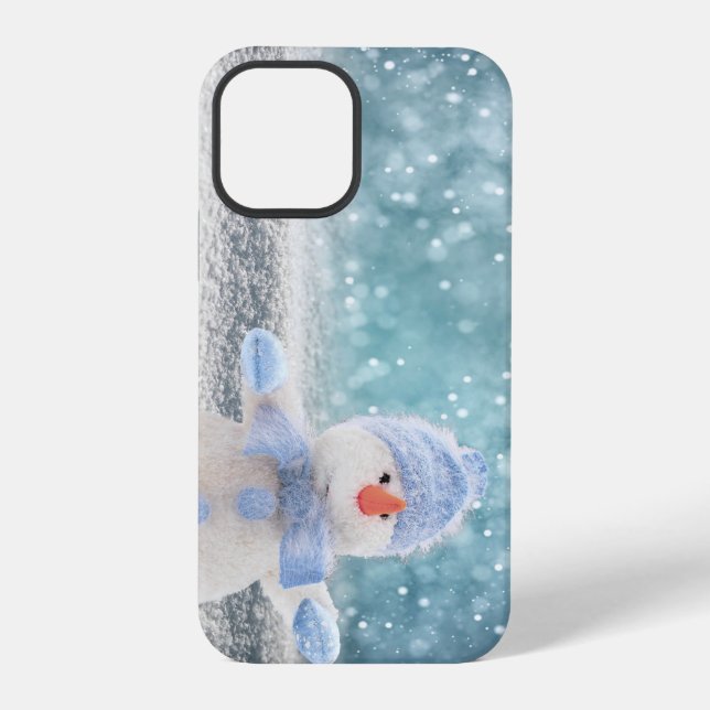 Coque iPhone Bonhomme de neige (Verso)