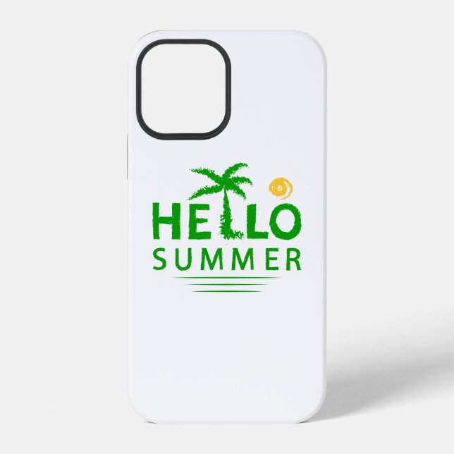 Coque iPhone Bonjour l'été (Verso)