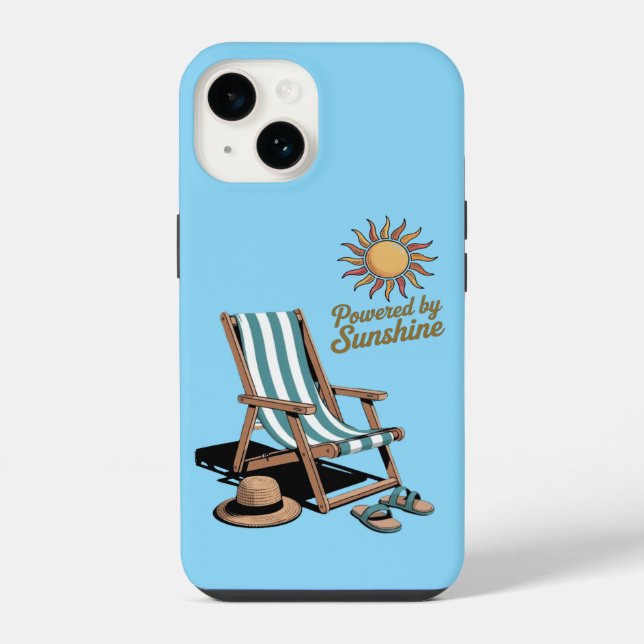 Coque iPhone Bonjour l'été (Verso)