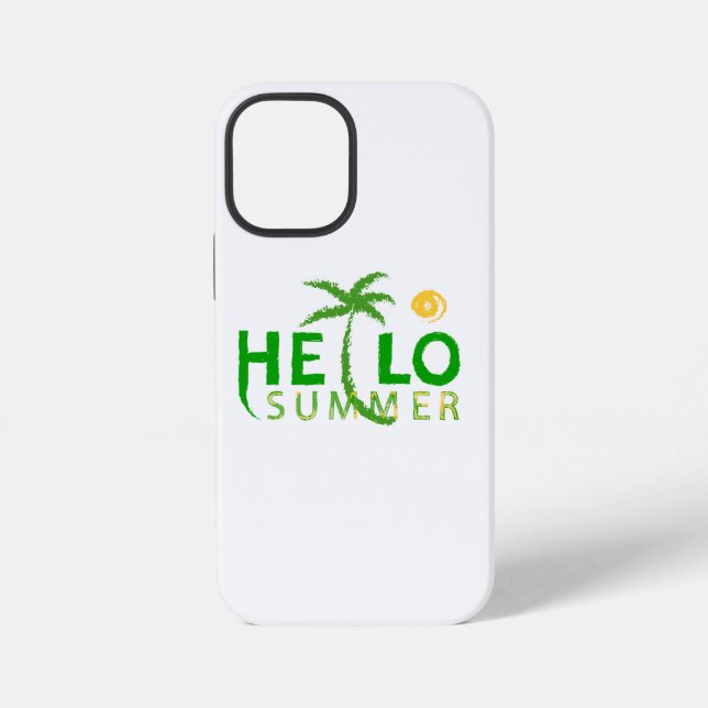 Coque iPhone Bonjour l'été (Verso)