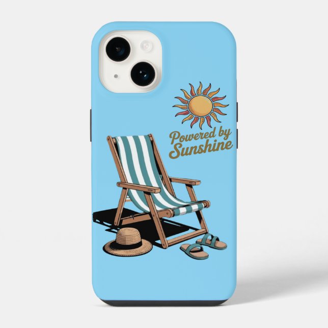 Coque iPhone Bonjour l'été (Verso)