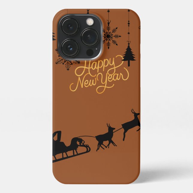 Coque iPhone Bonne année (Verso)
