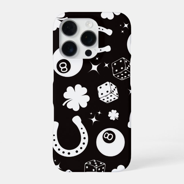 Coque iPhone Bonne chance Horseshoe Shamrock (Verso)