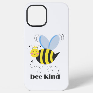 Coque iPhone 12 Pro Max Bonne princesse d'abeille avec couronne et slogan
