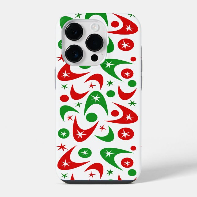 Coque iPhone Boomerangs de Noël (Verso)