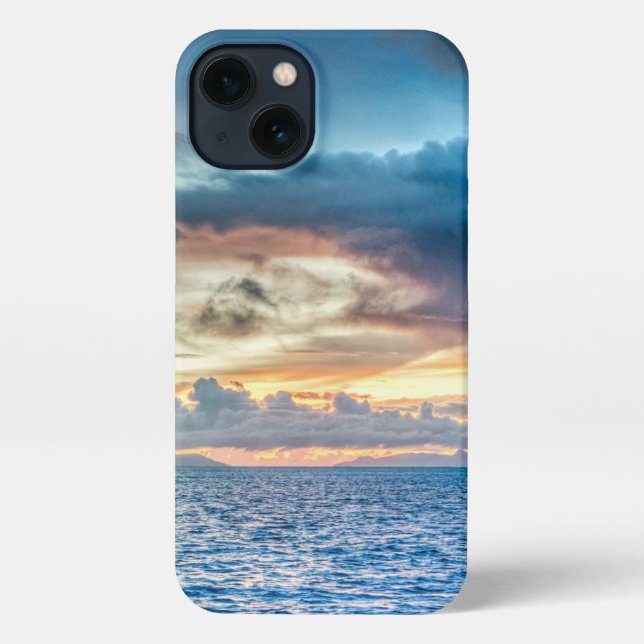 Coque iPhone Bora Bora Ocean View Photographie (Verso)
