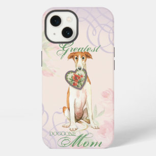 Etui iPhone 13 Borzoi Heart Maman