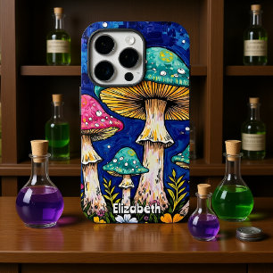 Coque iPhone 16 Pro Bosquet Champignon Étoilé