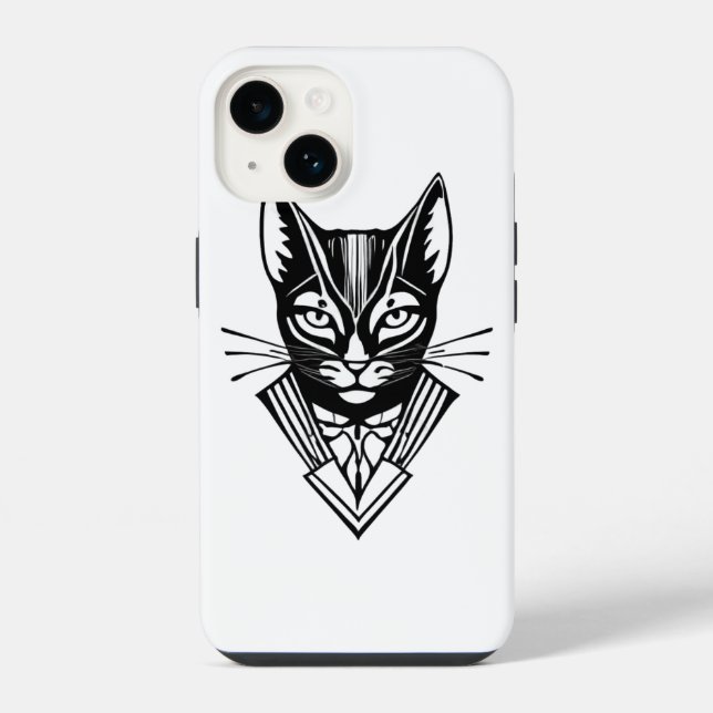 Coque iPhone Bossy Cat phonecase (Verso)