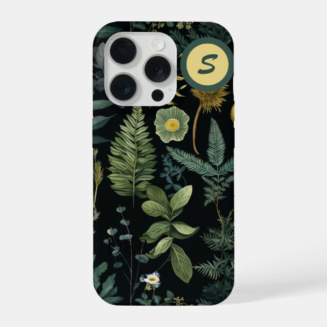 Coque iPhone Botanical Watercolor Floral  (Verso)