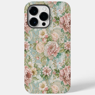 Coque Pour Pour iPhone 14 Pro Max Botanique Rétro, Féminin
