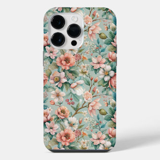 Coque Pour Pour iPhone 14 Pro Max Botanique vintage, Floral