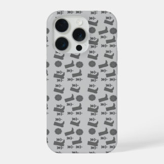 Coque iPhone 15 Pro bottes grises
