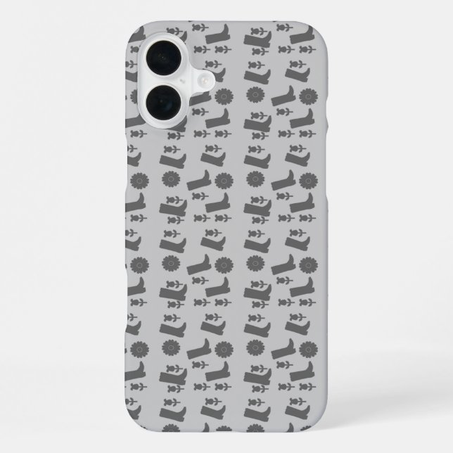 Coque iPhone bottes grises (Verso)