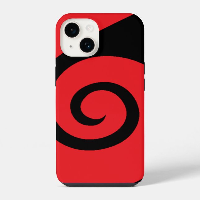 Coque iPhone Boucle rouge (Verso)