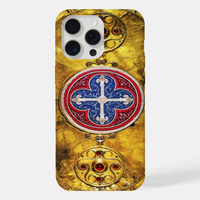 COQUE iPhone BOUCLIER CELTIQUE AVEC CROIX DE CONSÉCRATION (Verso)