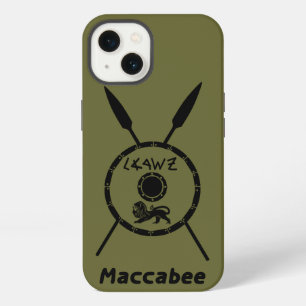 Etui iPhone 13 Bouclier et lances subalternes de Maccabée