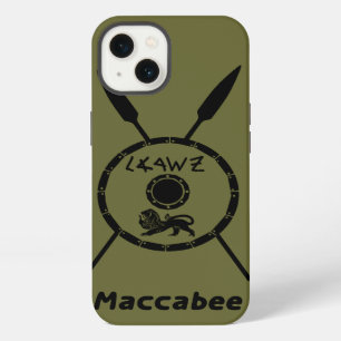 Etui iPhone 13 Bouclier et lances subalternes de Maccabée
