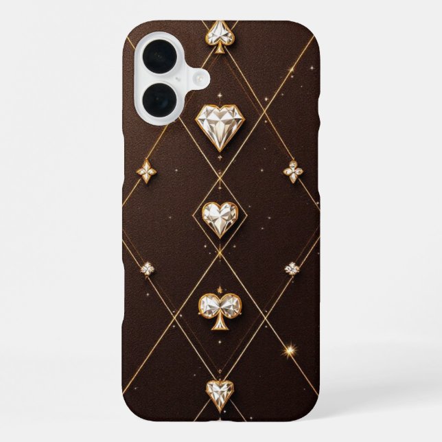 Coque iPhone Bouclier Opulent Édition Or (Verso)