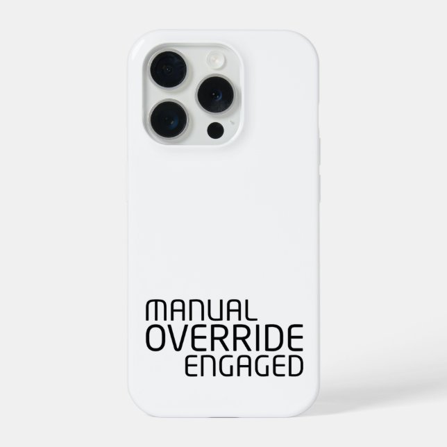 Coque iPhone Bouclier Tactique de Matériel Mobile de Substituti (Verso)