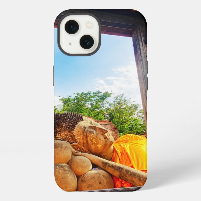 Coque iPhone Bouddha couché, Ayutthaya (Verso)