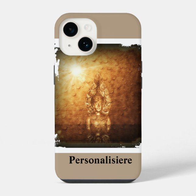 Coque iPhone bouddha dans le nuage (Verso)