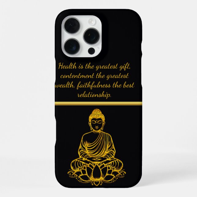 Coque iPhone Bouddha en posture de lotus (Verso)