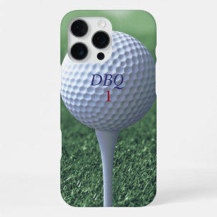 Coque iPhone 16 Pro Max Boule de golf sur le Monogramme Boîtier de télépho
